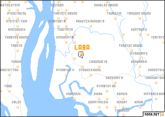 map of Laba