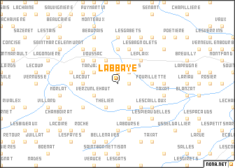 map of LʼAbbaye