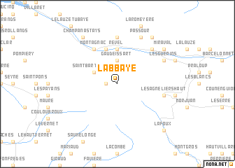 map of LʼAbbaye