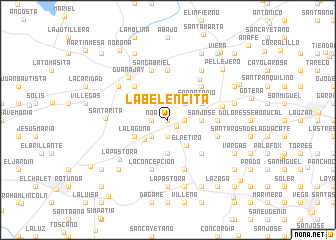 map of La Belencita