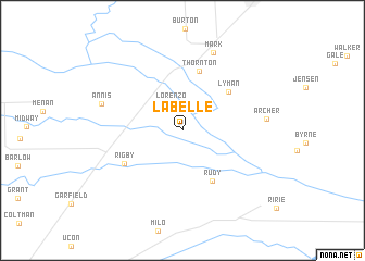 map of Labelle