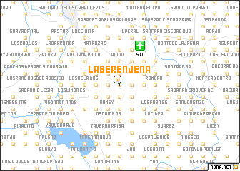 map of La Berenjena