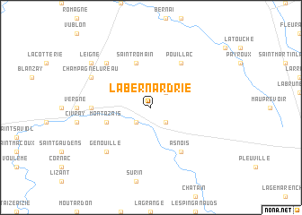 map of La Bernardrie