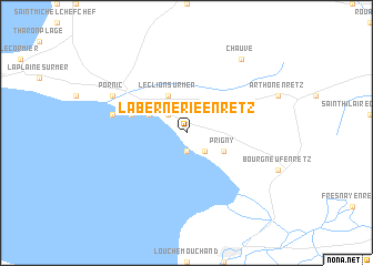 map of La Bernerie-en-Retz