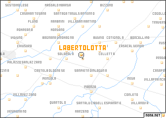 map of La Bertolotta