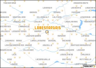 map of La Besnardais