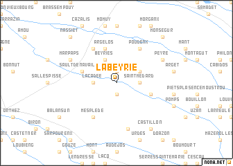 map of Labeyrie