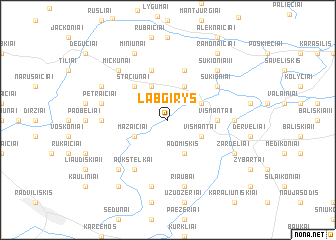 map of Labgirys