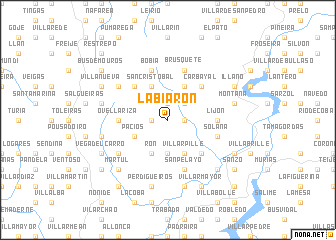 map of Labiarón