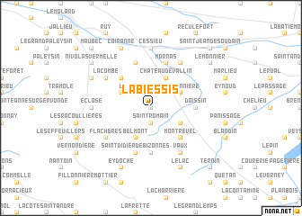 map of Labiessis