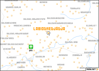 map of Labiod Medjadja