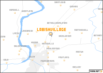 map of Labish Village