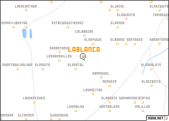 map of La Blanca