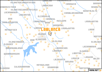 map of La Blanca