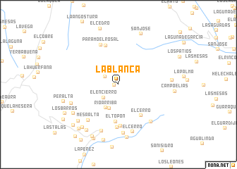 map of La Blanca