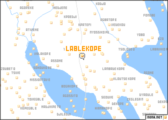 map of Lablé Kopé