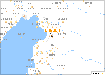 map of Laboga