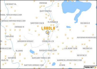 map of La Bola