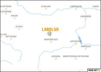 map of La Bolsa