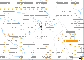 map of La Bomba