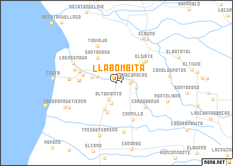 map of La Bombita