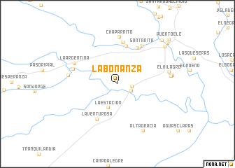 map of La Bonanza