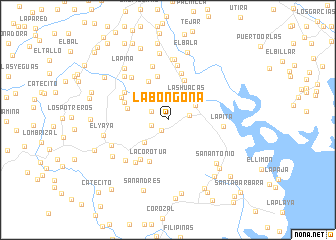 map of La Bongona