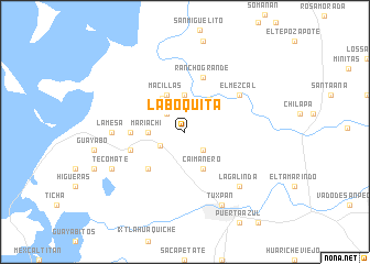 map of La Boquita