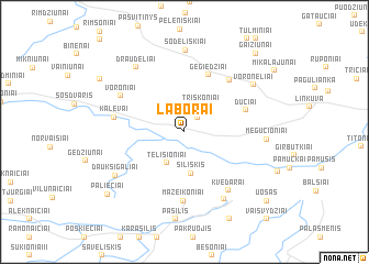 map of Laborai