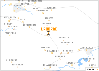 map of Laborde