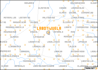 map of La Botijuela