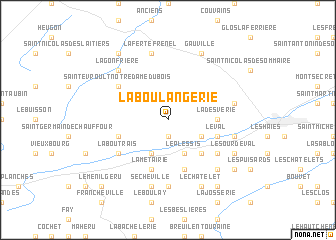 map of La Boulangerie