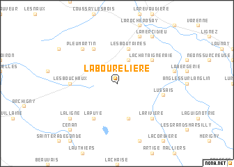 map of La Bourelière