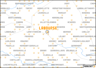 map of La Bourse