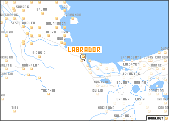 map of Labrador