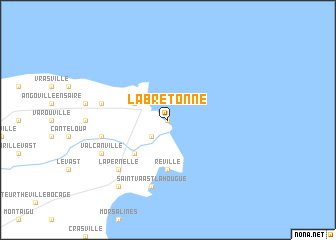 map of La Bretonne