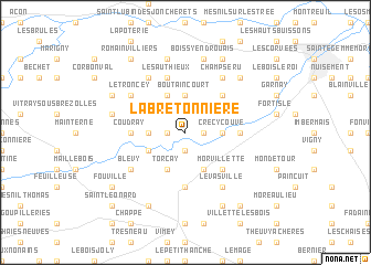 map of La Brétonnière