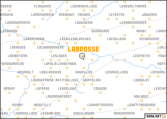 map of La Brosse