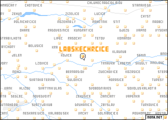 map of Labské Chrčice