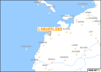 map of Labuanlobo