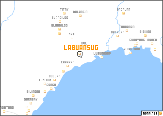 map of Labuan Sug