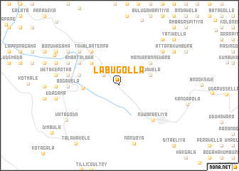 map of Labugolla