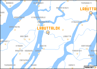 map of Labuttalok