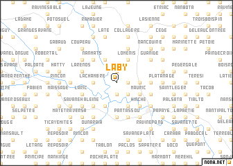 map of Laby