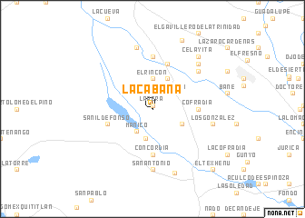 map of La Cabaña