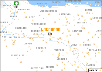 map of La Cabaña