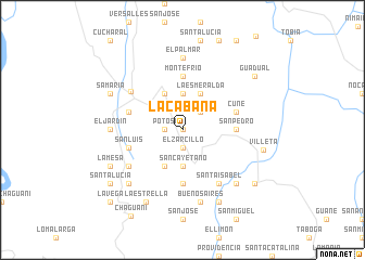 map of La Cabaña