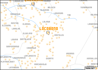 map of La Cabaña
