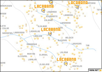 map of La Cabaña