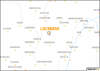 map of La Cabaña